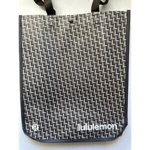Lululemon Herringbone 2025 Holiday Reusable Shopping Tote Bag